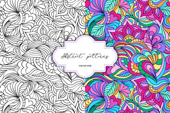 Abstract Doodle Pattern Review for Embroidery Projects