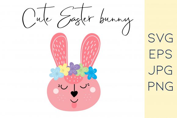 Aster Bunny Easter Rabbit – A Versatile Graphic for Spring Projects