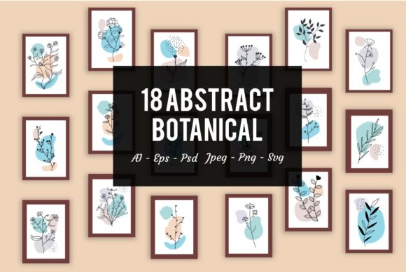 Botanical Boho Graphics for Digital Product Creators