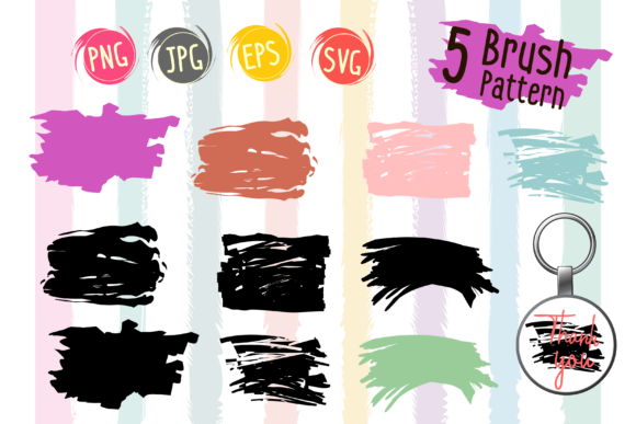 Brush Pattern: A Versatile Graphic Design Asset for Modern Web and Editorial Use