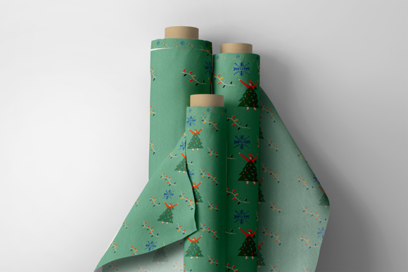 Christmas Girl Seamless Graphics for Handmade Creations