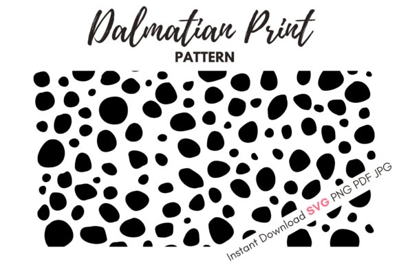 Dalmatian Print Pattern Animal Print Graphics