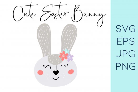 Easter Bunny Rabbit Graphics for Digital Products