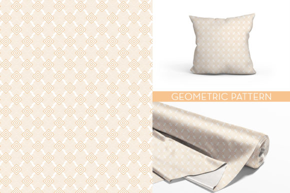 Geometric Creative Seamless Gold Pattern for Design Projects