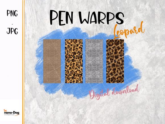 Pen Warps, Leo Pard Leopard Pattern for Print Templates and Graphics