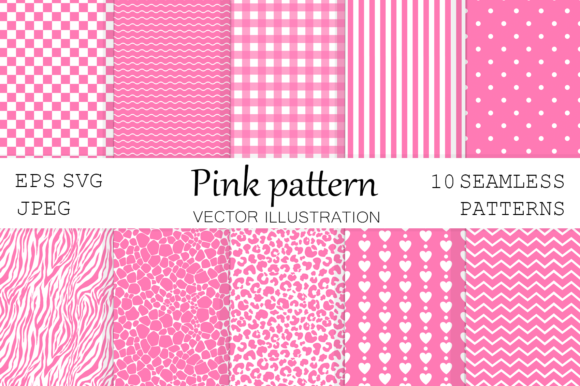Pink Pattern Abstract Graphics for Creative Projects