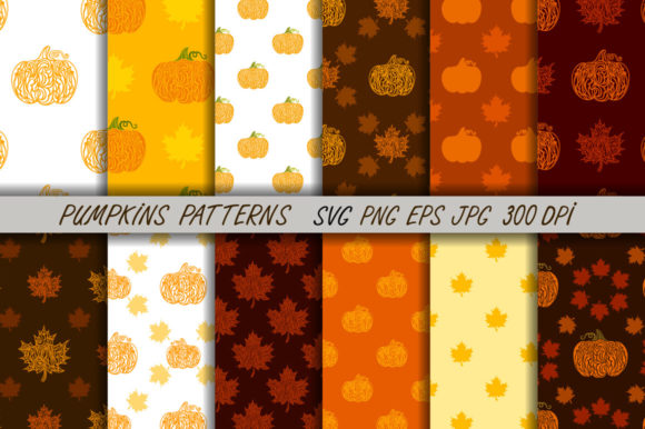 Pumpkin Paper, Mapple Leaf Paper Graphics