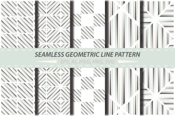 Seamless Geometric Line Pattern for Modern Graphics