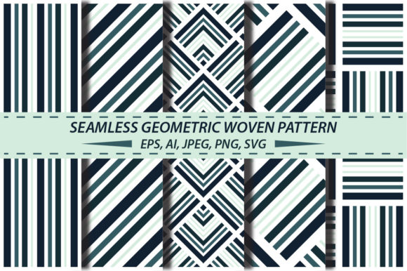 Seamless Woven Pattern: A Modern Graphic Design Asset for Clean Web and Editorial Use