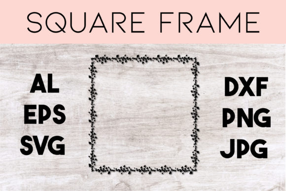Square Frame Clipart for Crafting and Design