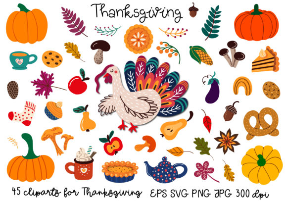 Thanksgiving Clipart Bundle Review