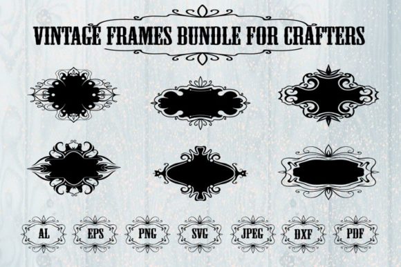 Vintage Gothic Frame – A Graphic Design Asset for Editorial Use